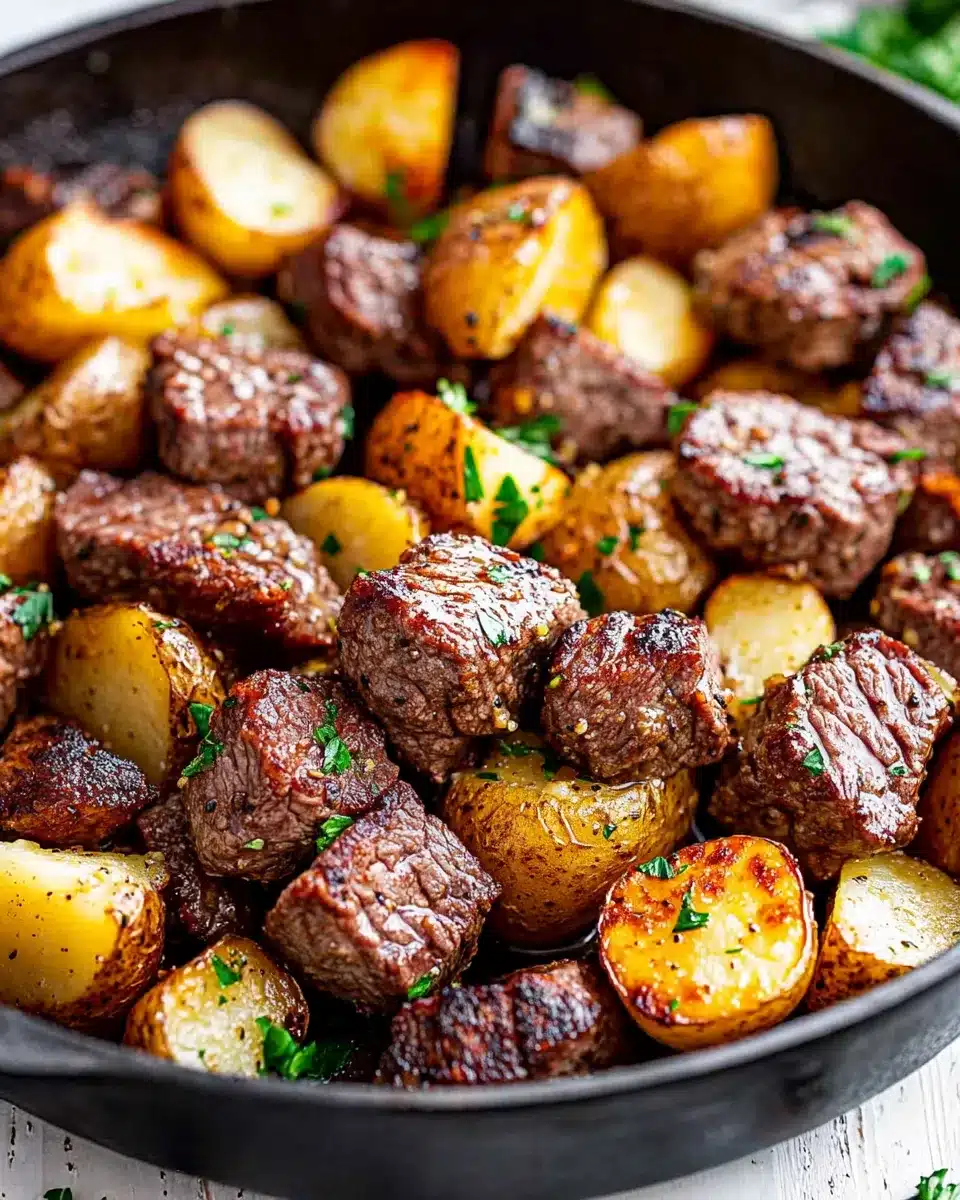 Garlic Butter Steak Bites and Potatoes – A Flavorful Delight