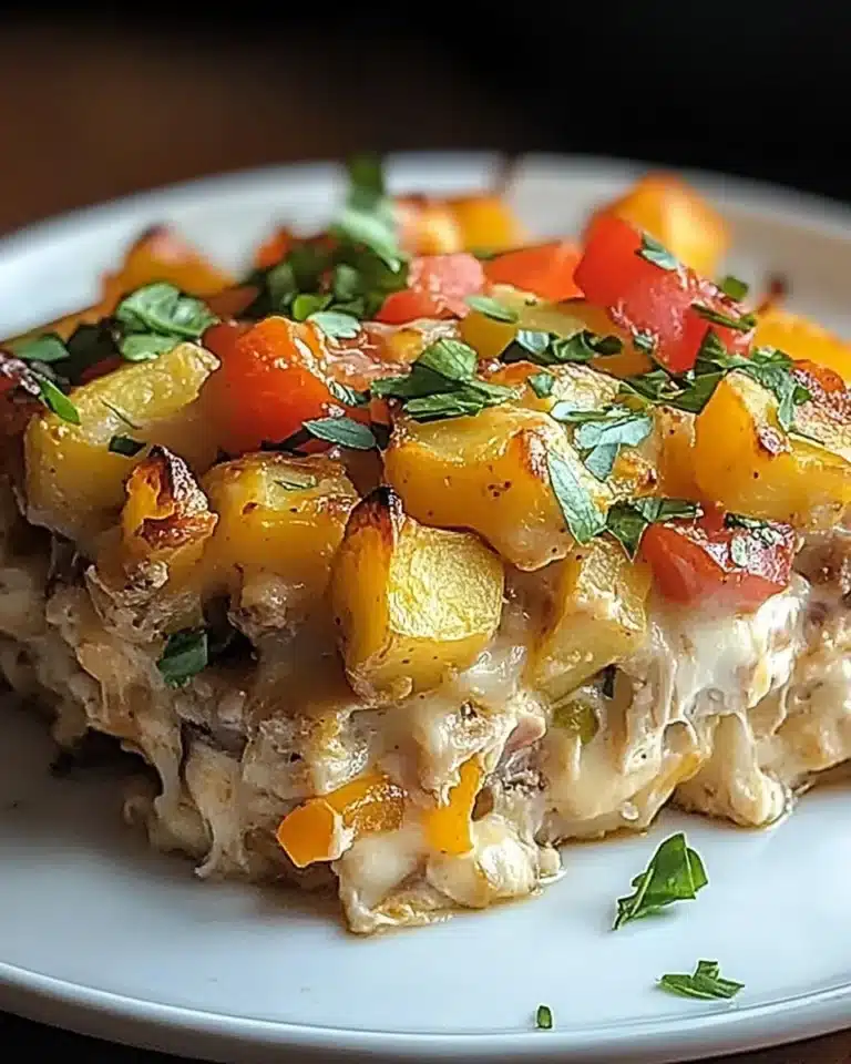 LOADED POTATO RANCH CHICKEN CASSEROLE – Comfort Food Delight