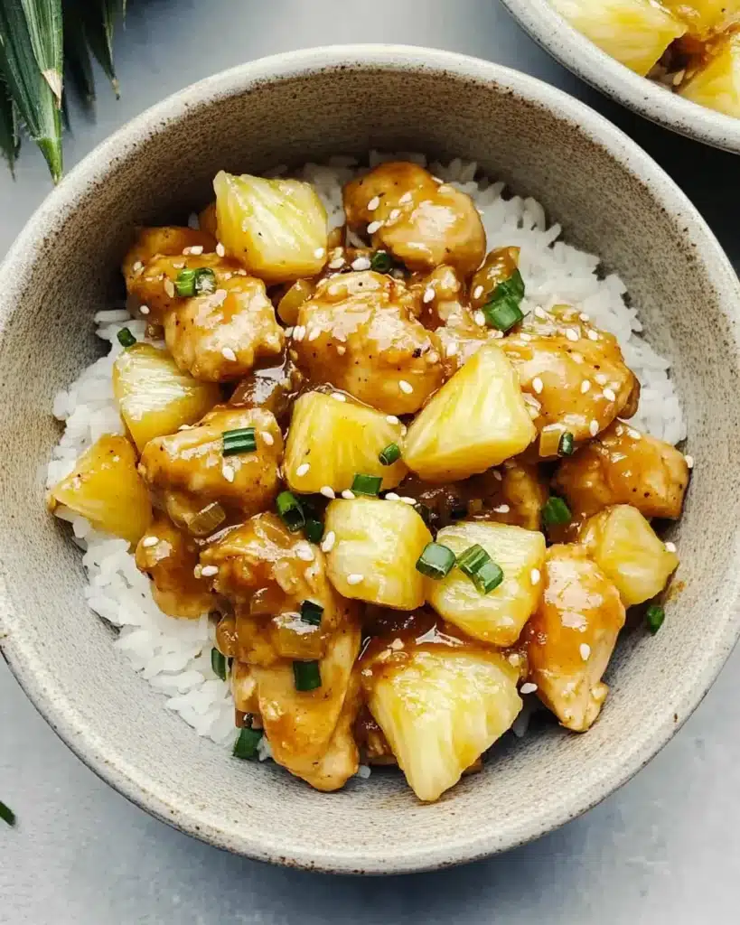Sweet and Savory Pineapple Chicken and Rice Recipe