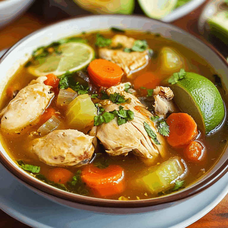 Authentic Caldo de Pollo