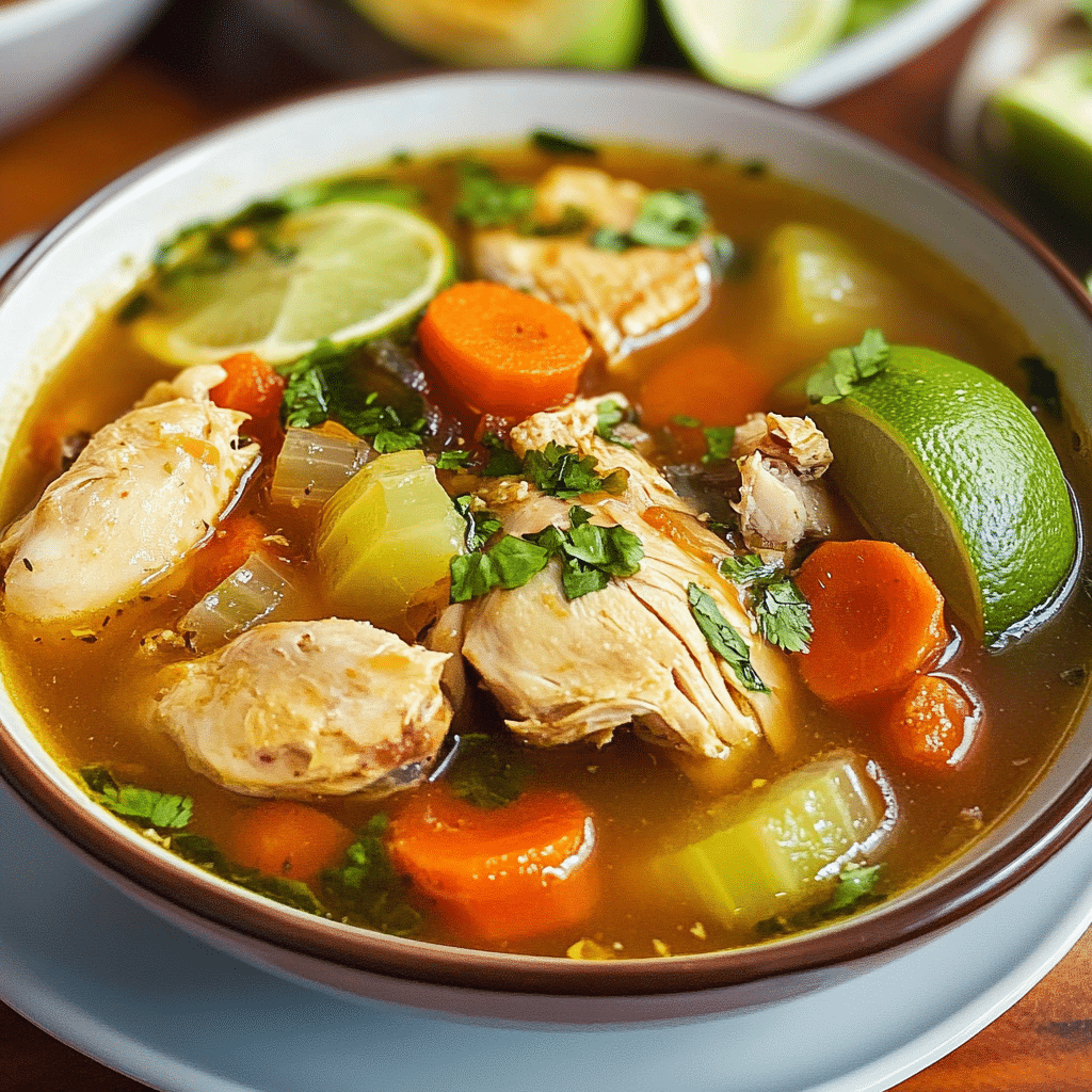 Authentic Caldo de Pollo