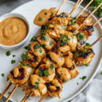 Easy Chicken Satay with Peanut Sauce