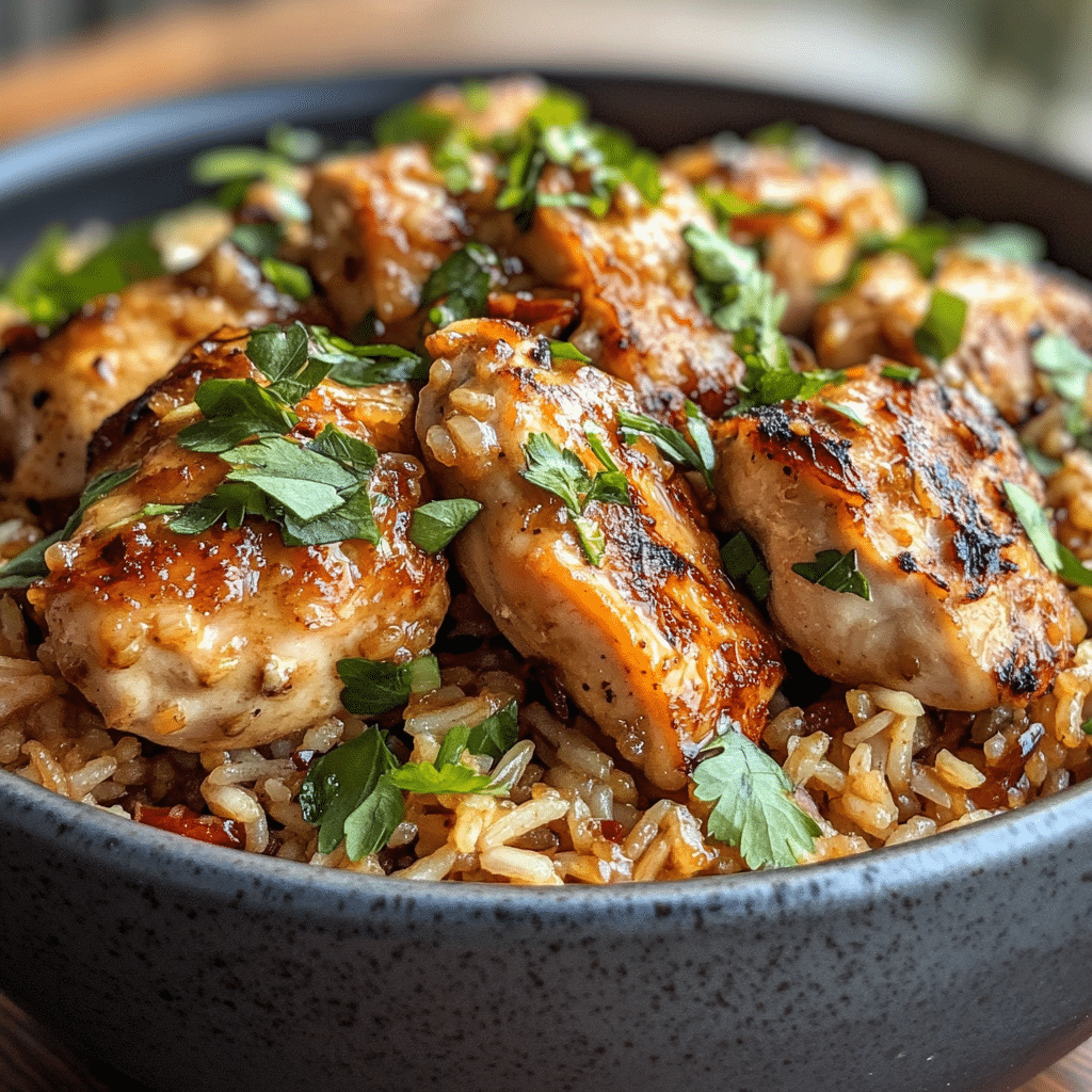 No Peek Chicken and Rice