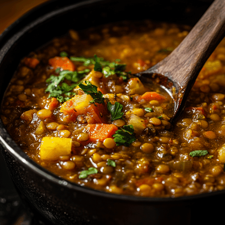 One-Pot Lentil Veggie Soup