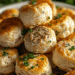 Sausage Cream Cheese Biscuit Bites