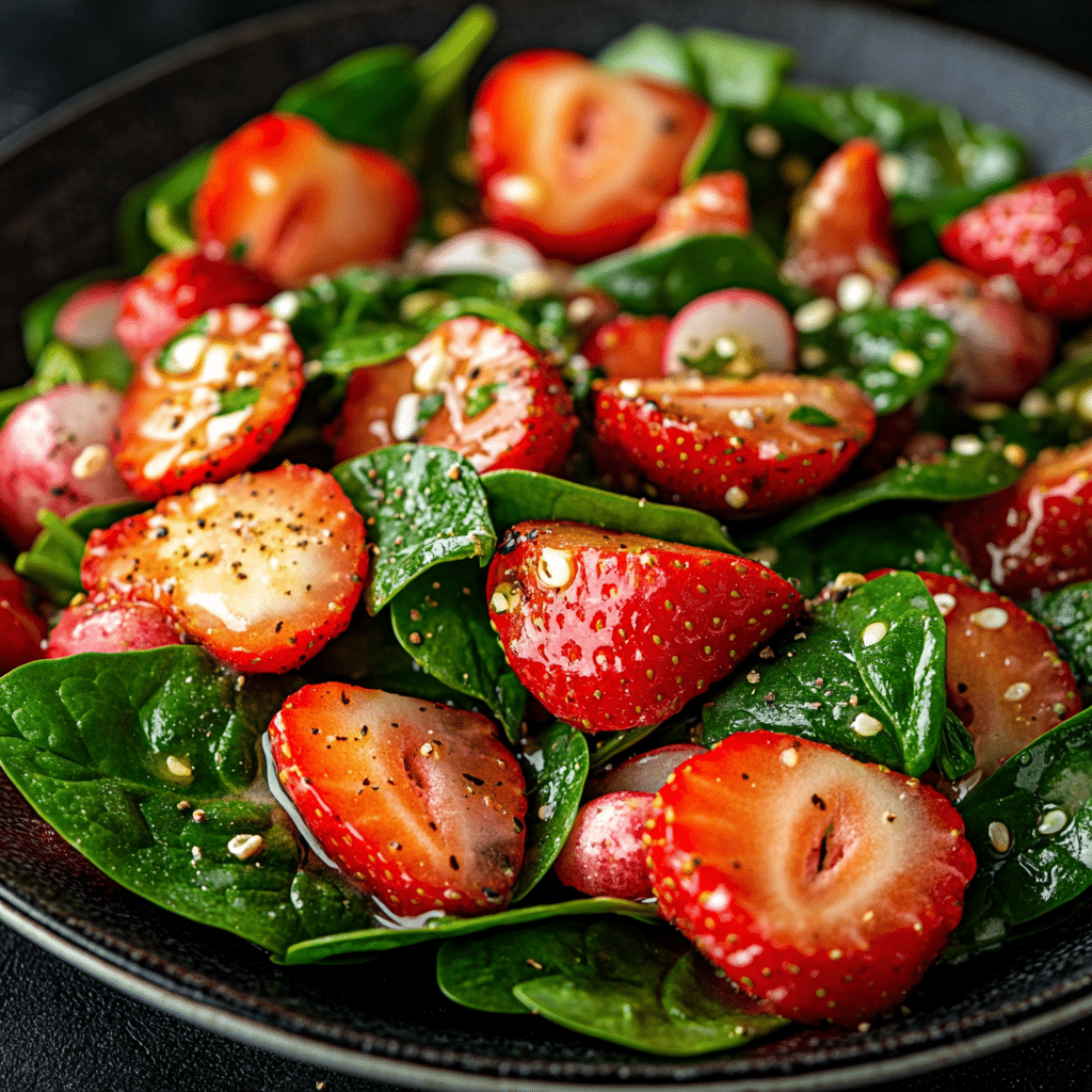 Strawberry Spinach Salad
