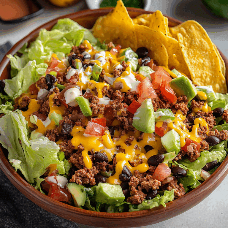 Taco Salad with Catalina Dressing