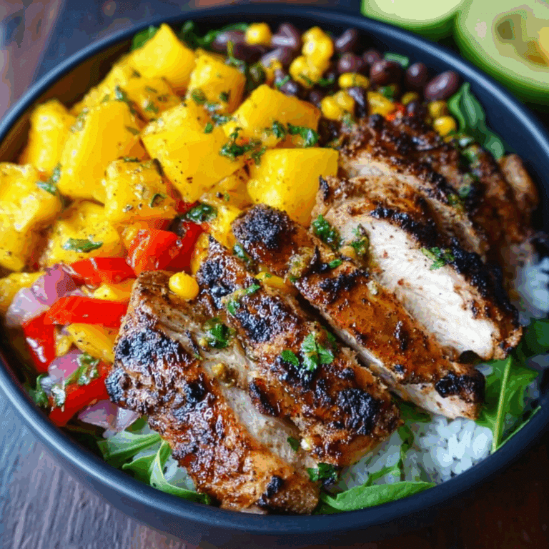 Caribbean Jerk Chicken Bowl