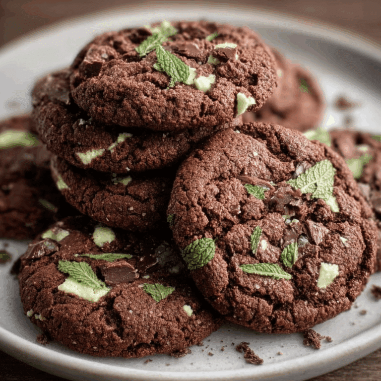 Chocolate Mint Cookies