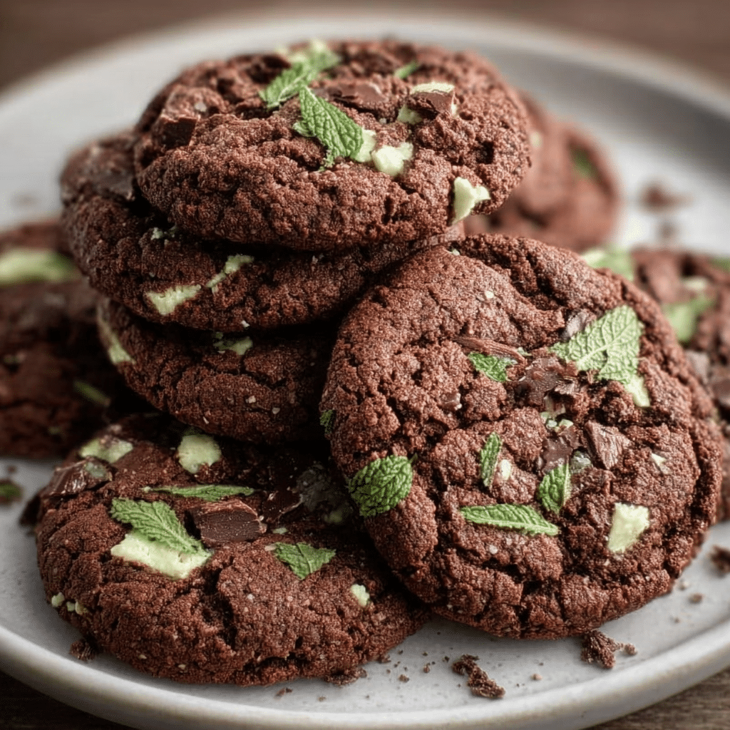 Chocolate Mint Cookies