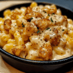 Creamy Honey Pepper Chicken Mac and Cheese Delight