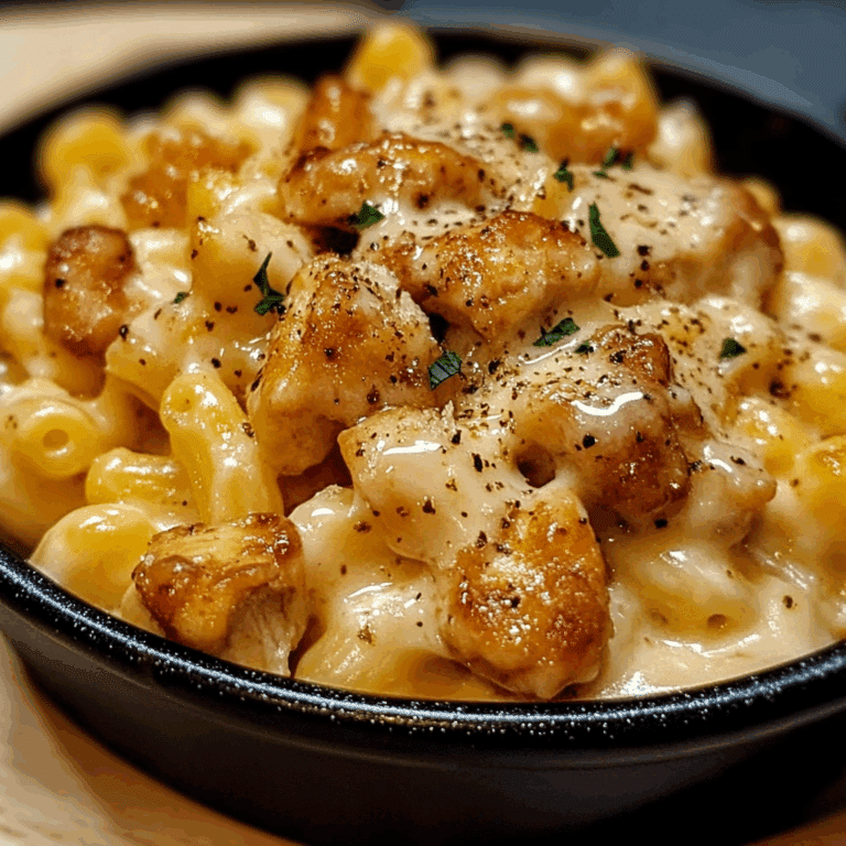 Creamy Honey Pepper Chicken Mac and Cheese Delight