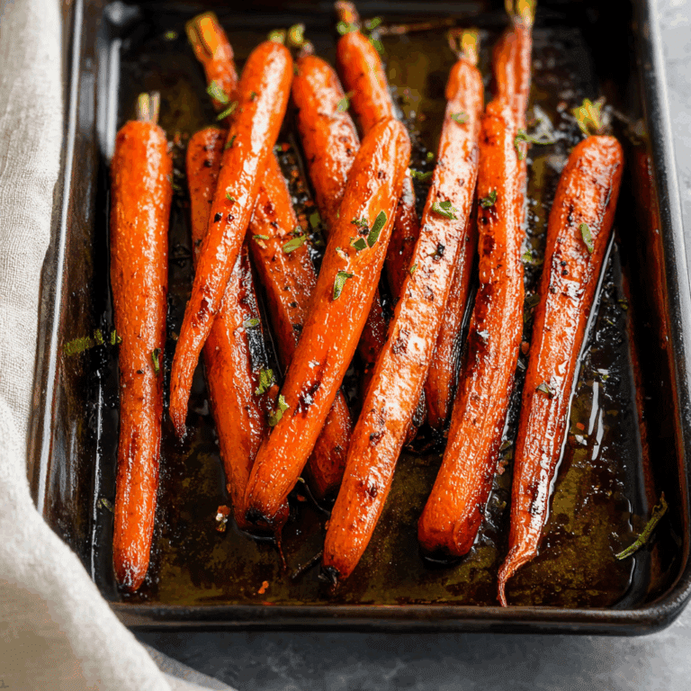 Easy Balsamic Roasted Carrots