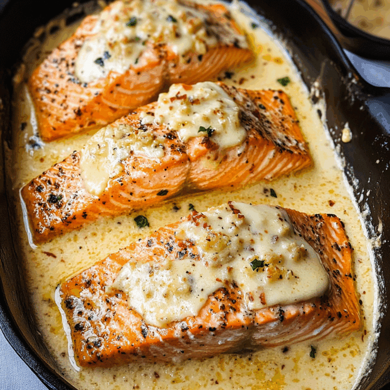 Garlic Butter Parmesan Salmon