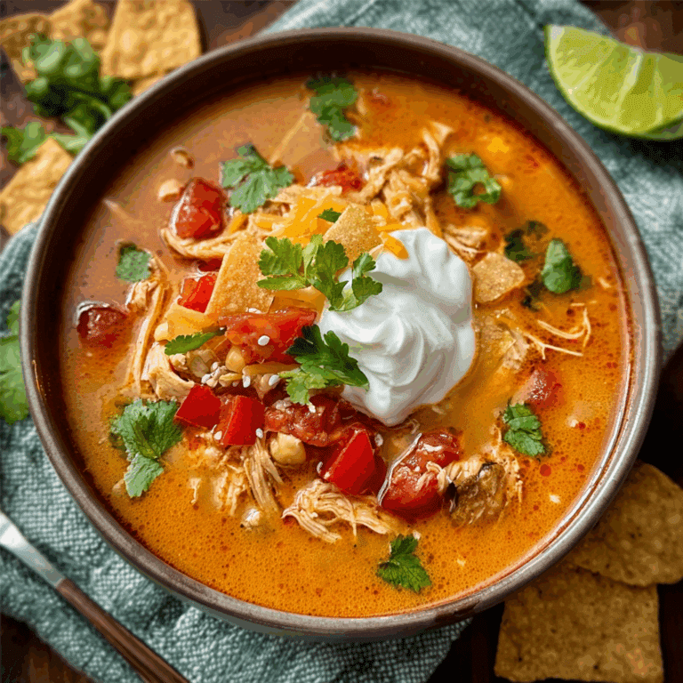 Instant Pot Chicken Enchilada Soup