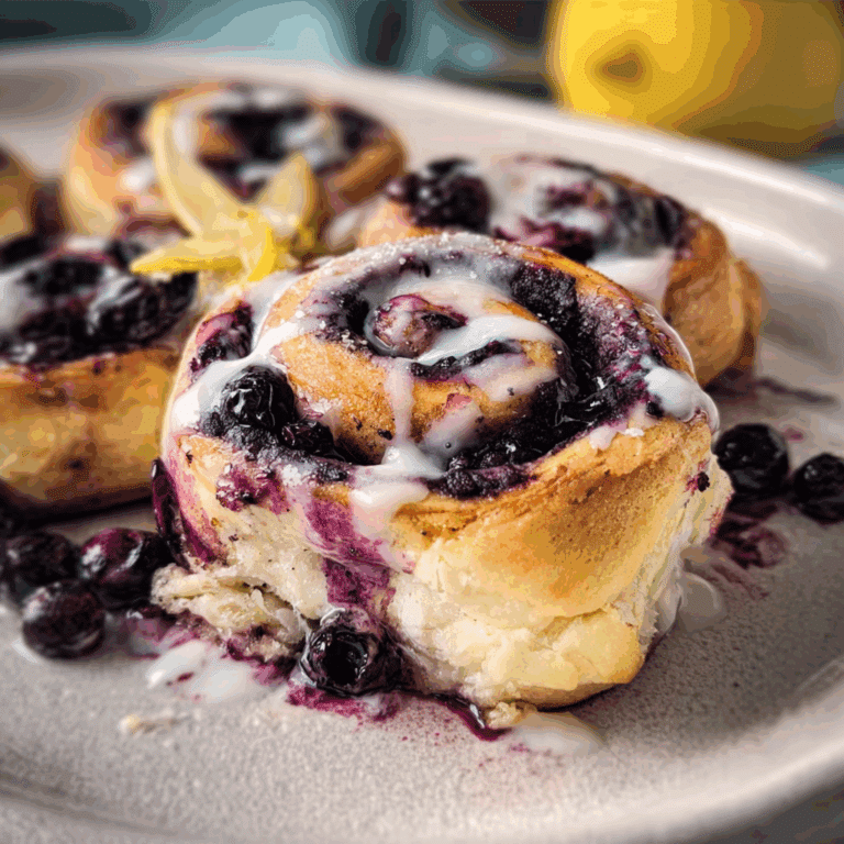 Lemon Blueberry Rolls