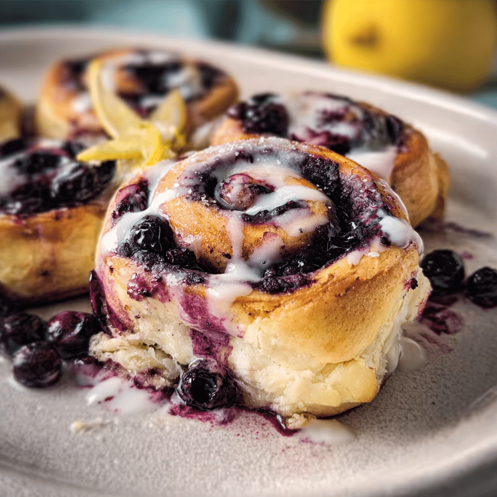 Lemon Blueberry Rolls