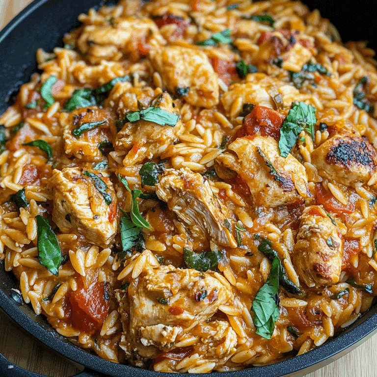 Marry Me Chicken Orzo One Pot