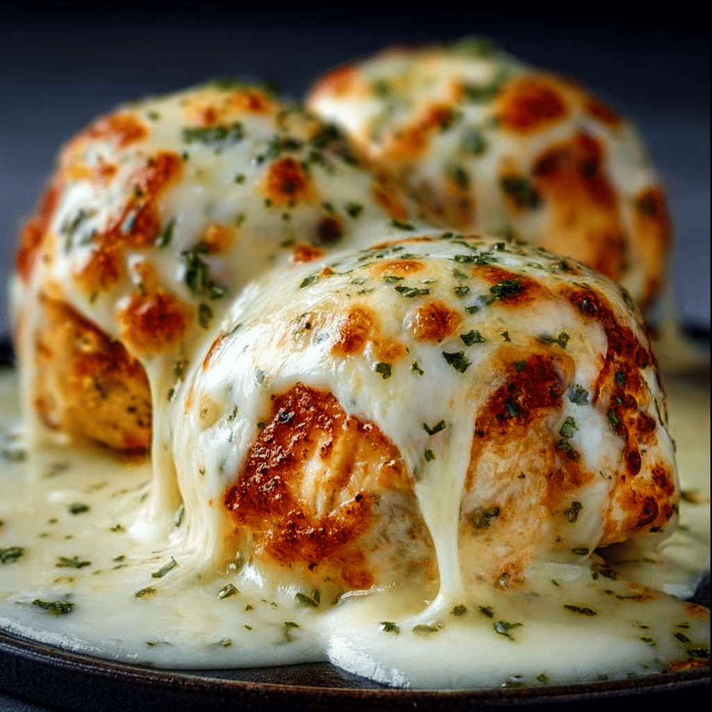 Melted Mozzarella & Ranch Chicken Bombs