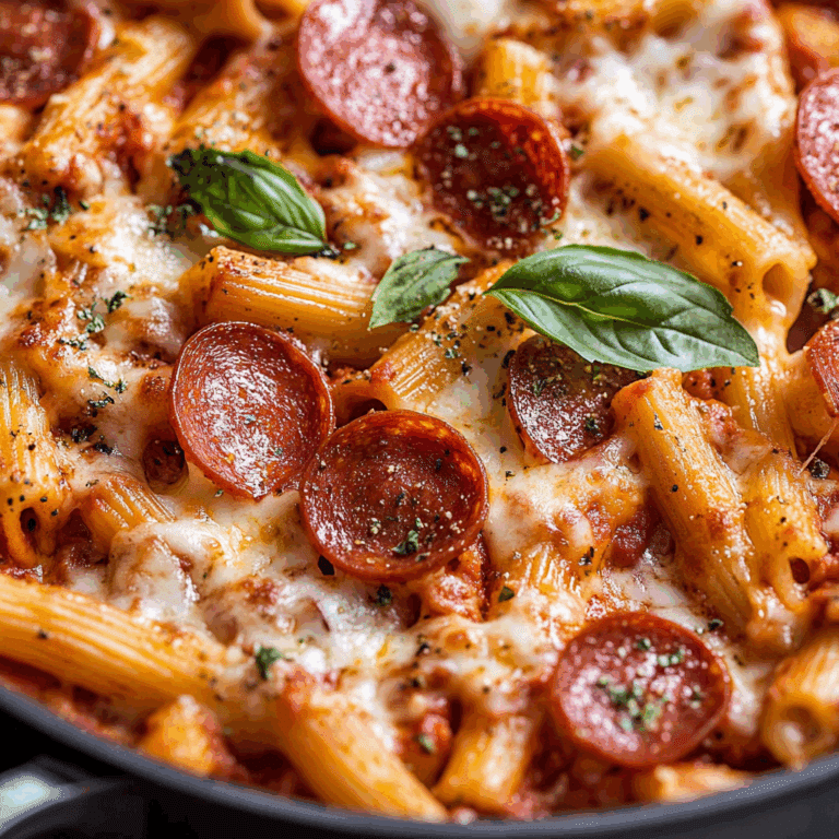 One Pot Pizza Pasta