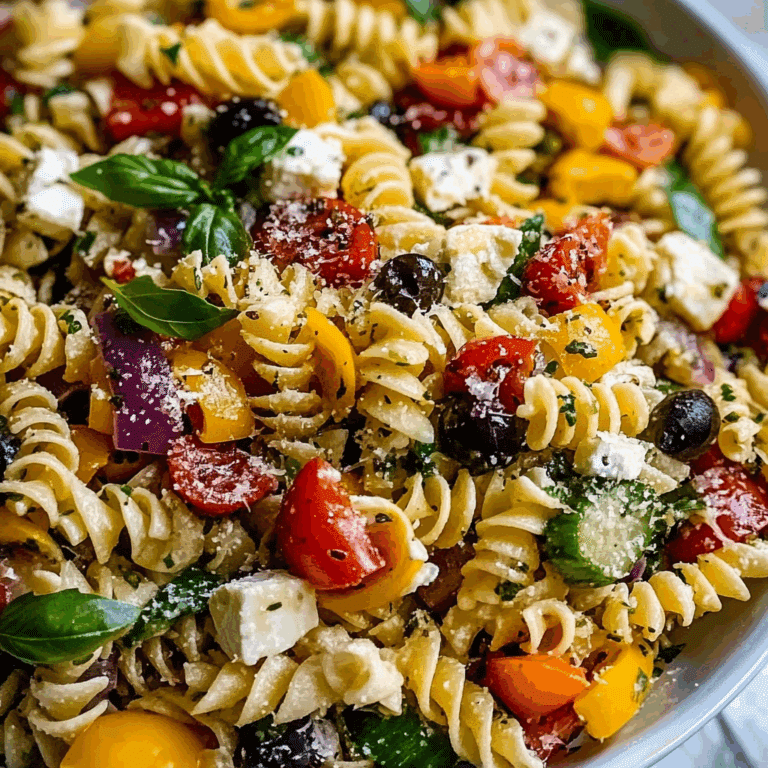 Pasta Salad with Italian Dressing