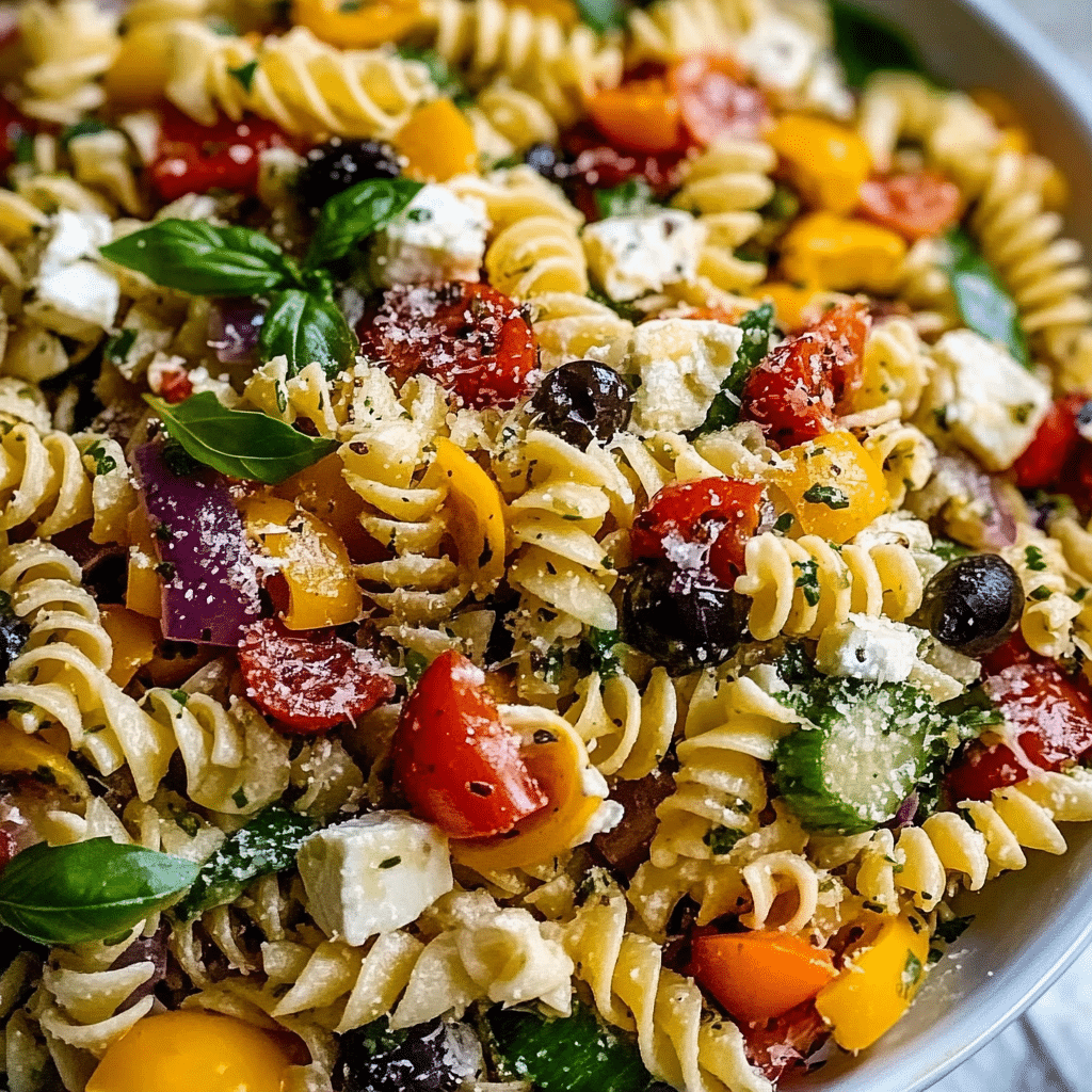 Pasta Salad with Italian Dressing