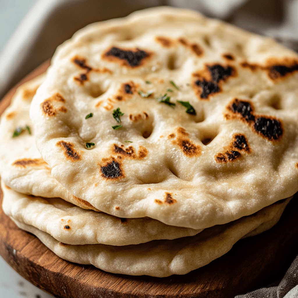 Sourdough Naan Flatbread