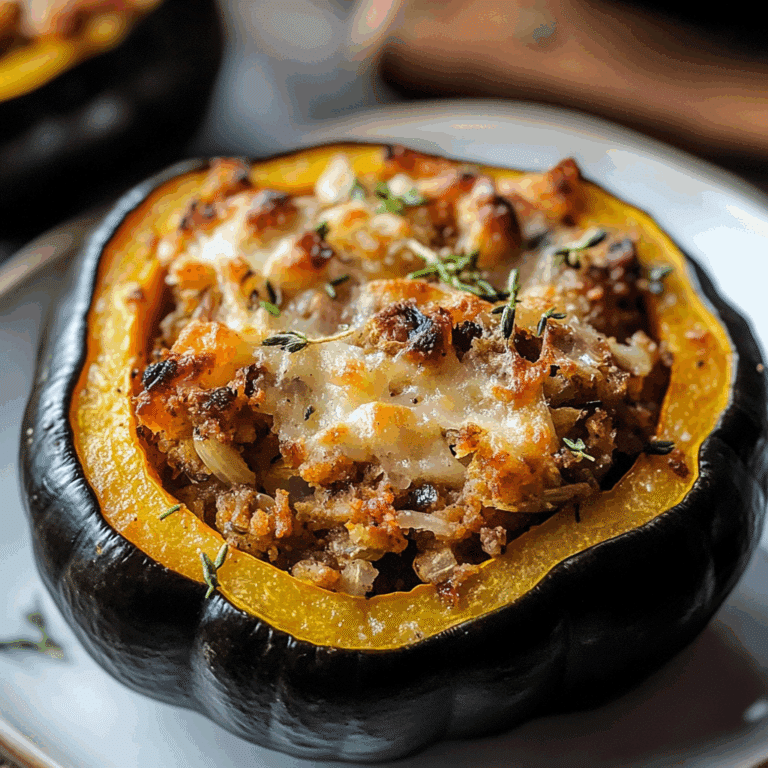 Stuffed Baked Acorn Squash
