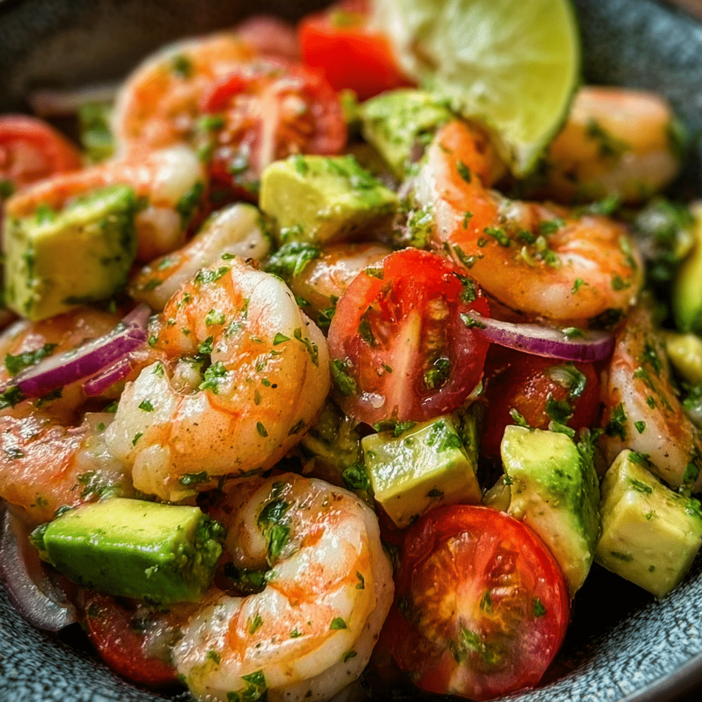 Zesty Lime Shrimp and Avocado Salad
