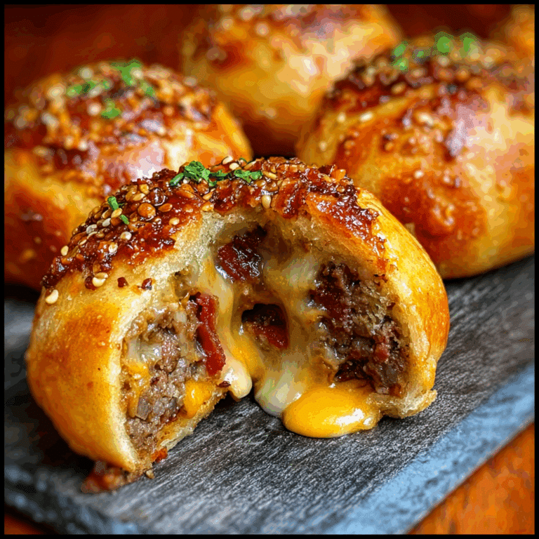 Beef Bacon Cheeseburger Bombs