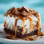 Butterfinger Candy Bar Poke Cake