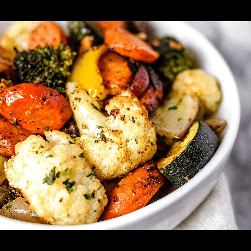 Cheesy Normandy Blend Roasted Vegetables