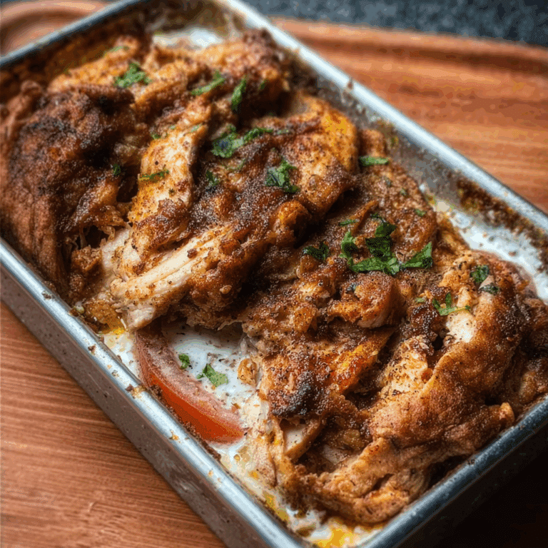 Chicken Shawarma in a Loaf Pan