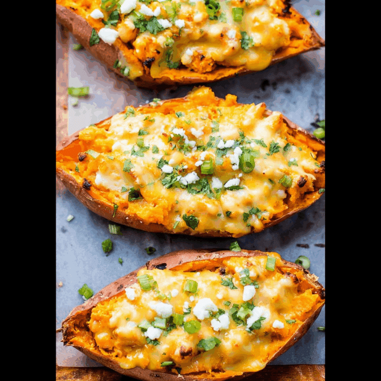 Chipotle Twice Baked Sweet Potatoes with Cheese