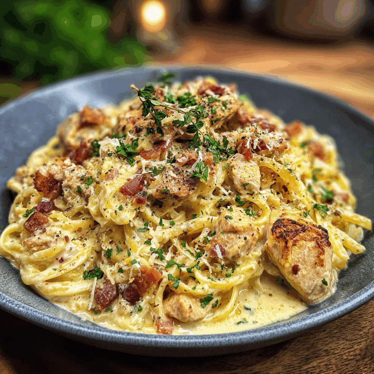 Creamy Chicken Carbonara