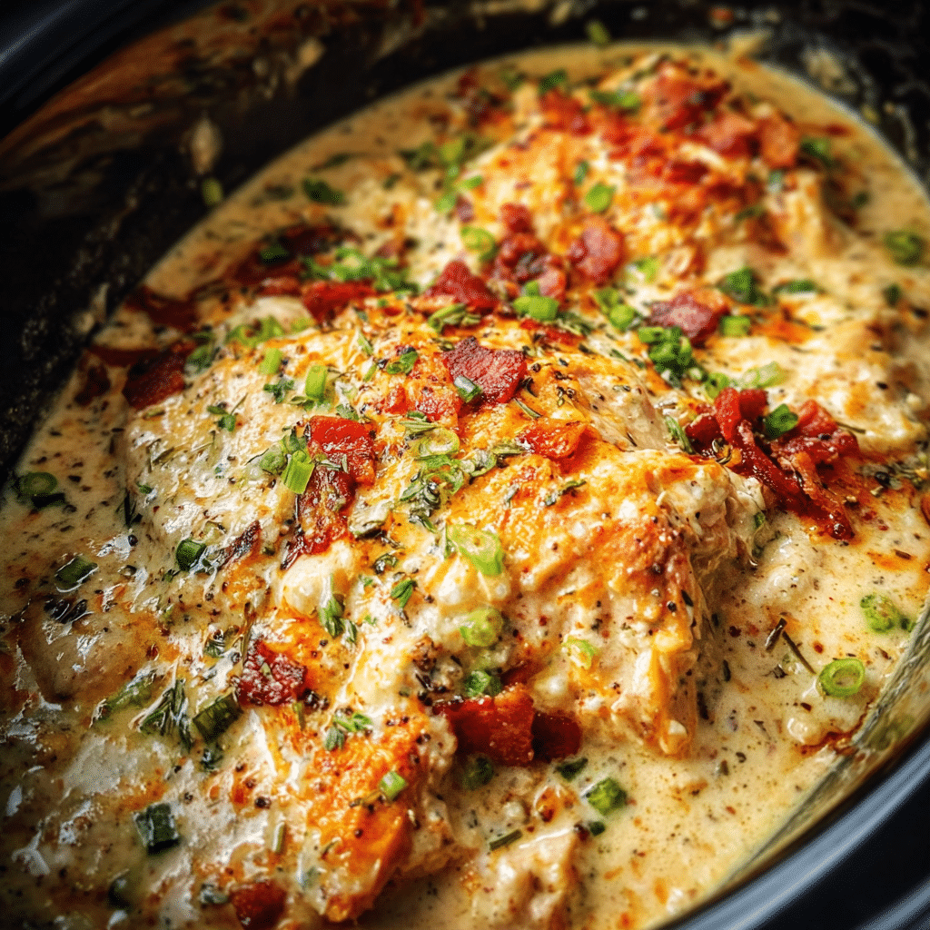 Creamy Crockpot Crack Chicken