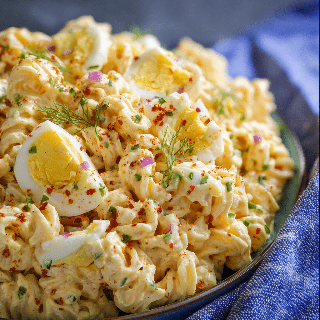Deviled Egg Pasta Salad