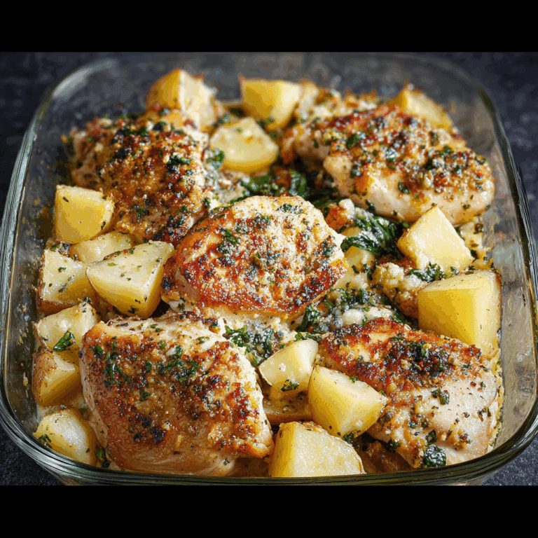 Garlic Parmesan Chicken and Potatoes