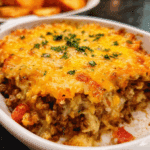 Hearty Hobo Casserole with Ground Beef
