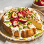 Homemade Strawberry Cream Cheese Pound Cake