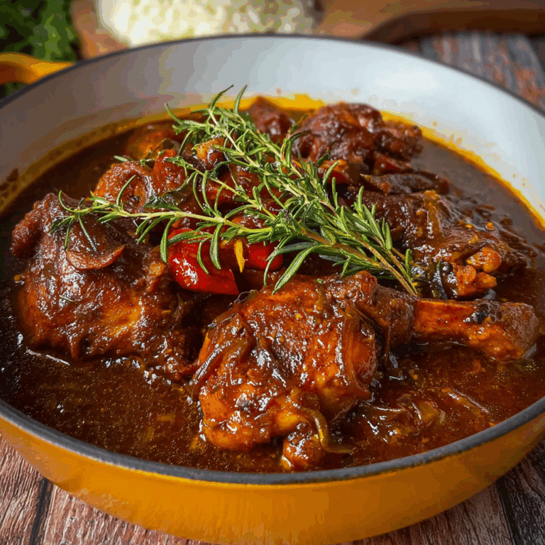 Jamaican Brown Stew Chicken