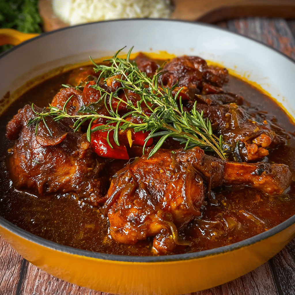 Jamaican Brown Stew Chicken