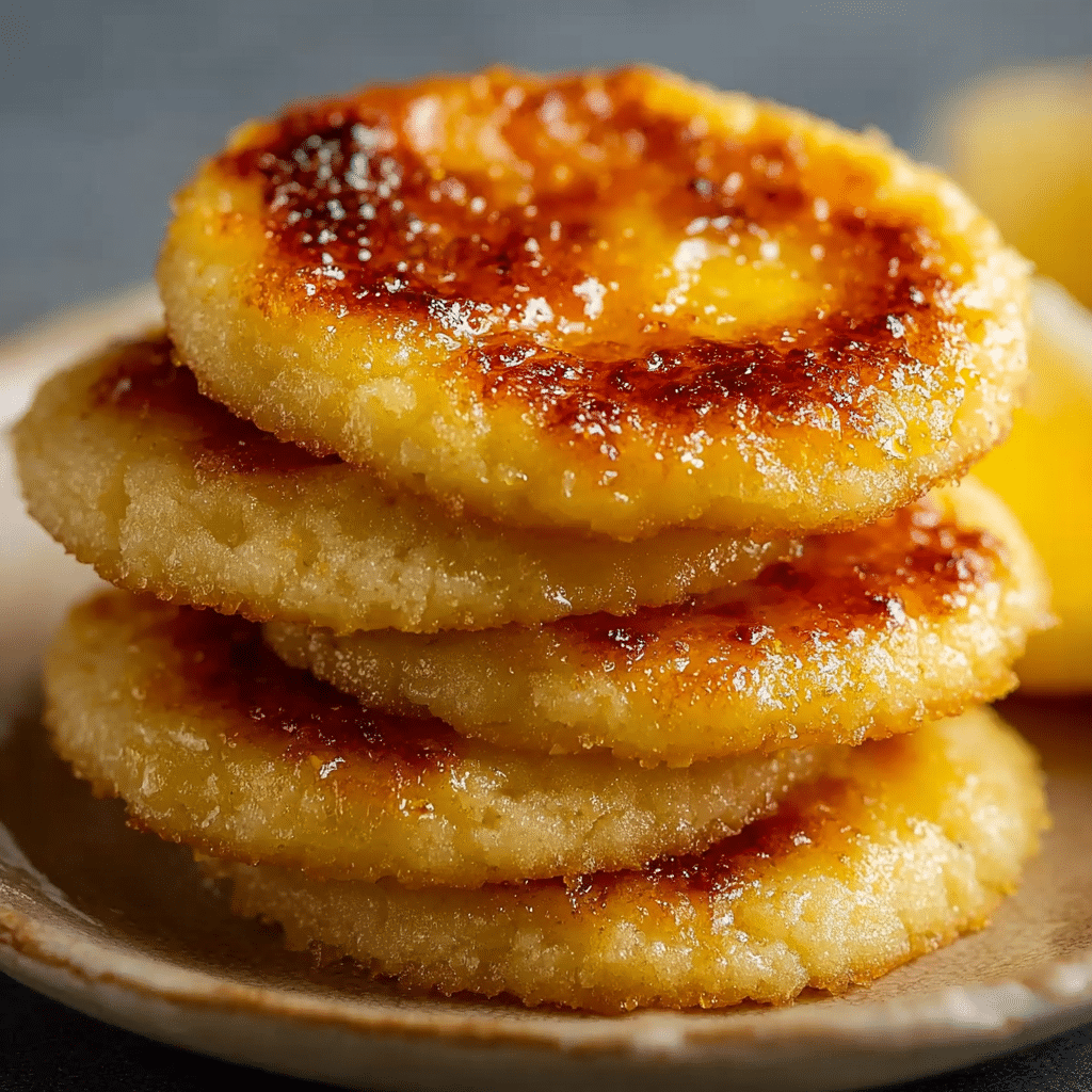 Lemon Curd Crème Brûlée Cookies