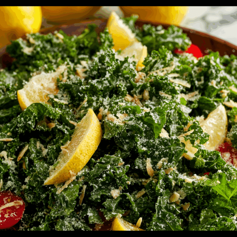 Lemon Parmesan Kale Salad