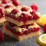 Raspberry Lemon Tart Bars