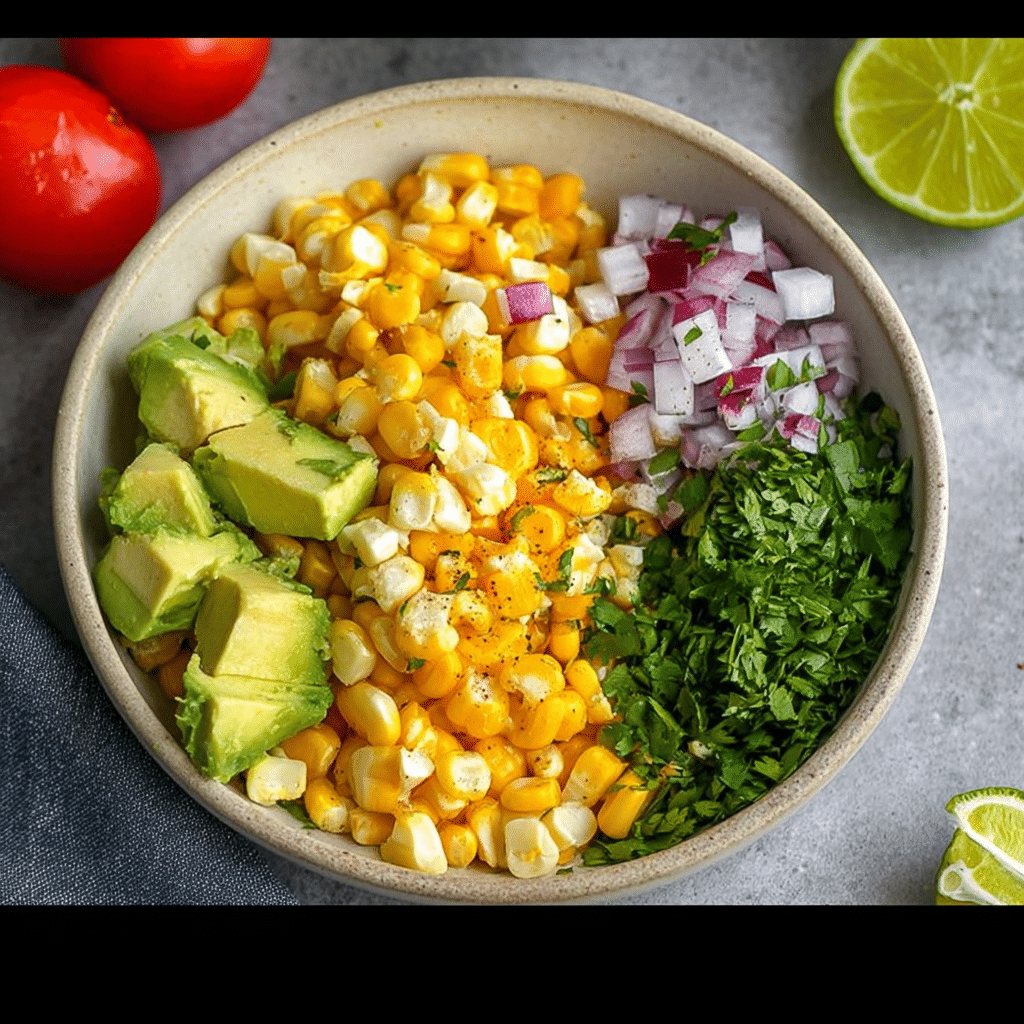 Summer Corn Salad with Fresh Herbs & Avocado