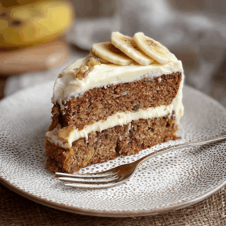 Banana Cake with Cream Cheese Frosting