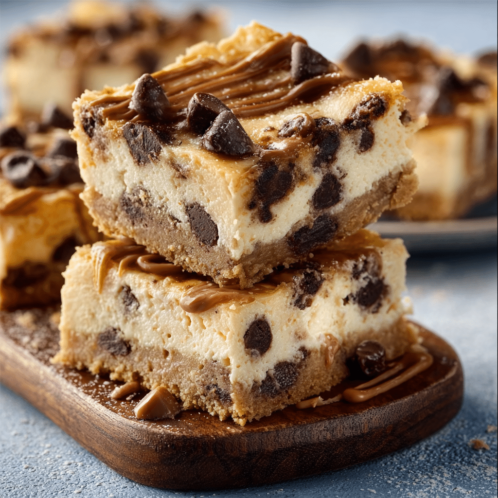 Cookie Dough Cheesecake Bars