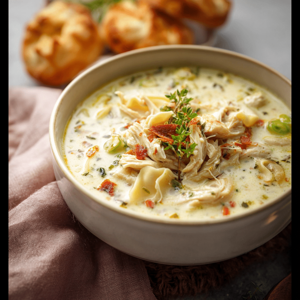 Creamy Crack Chicken Soup