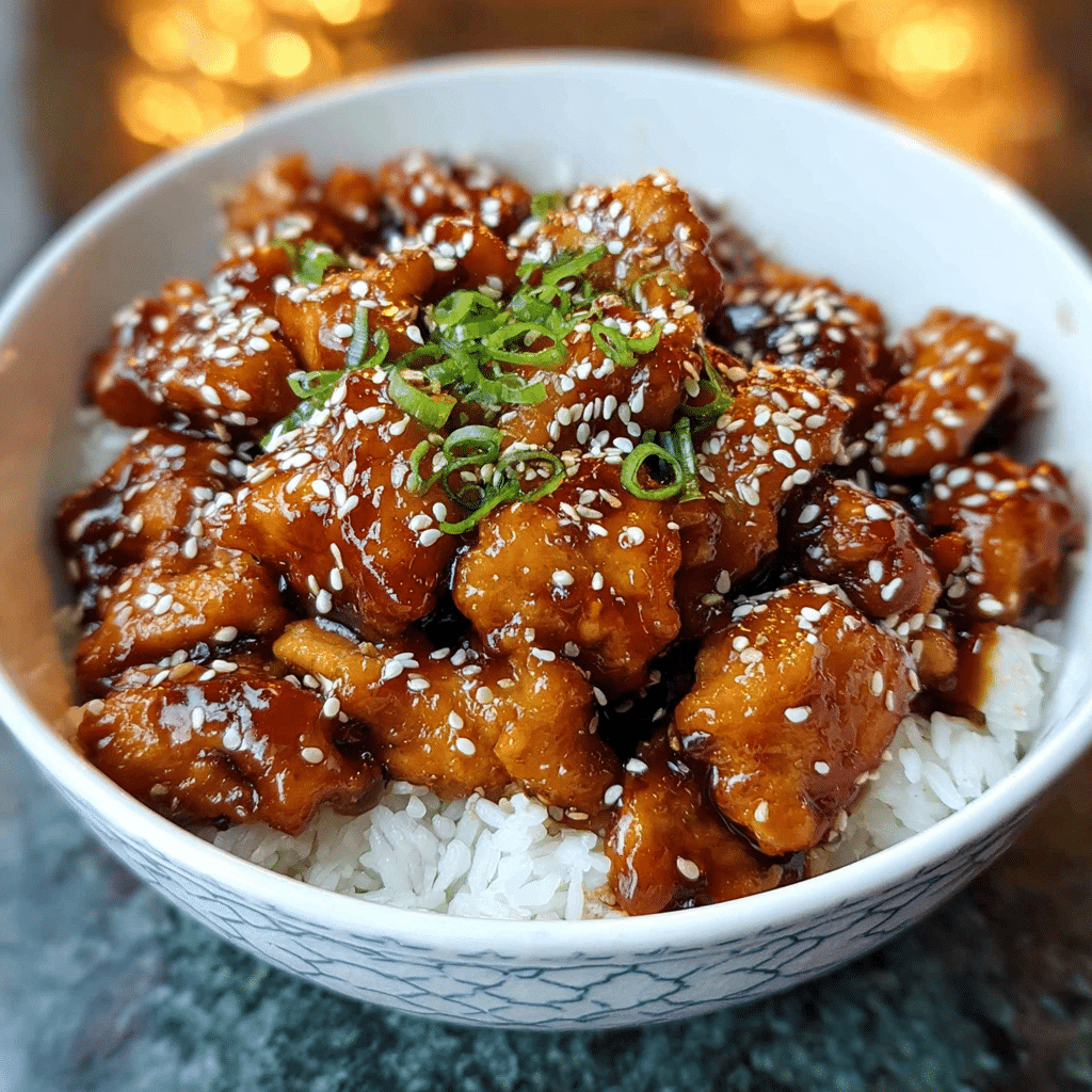 Crock Pot Sesame Chicken